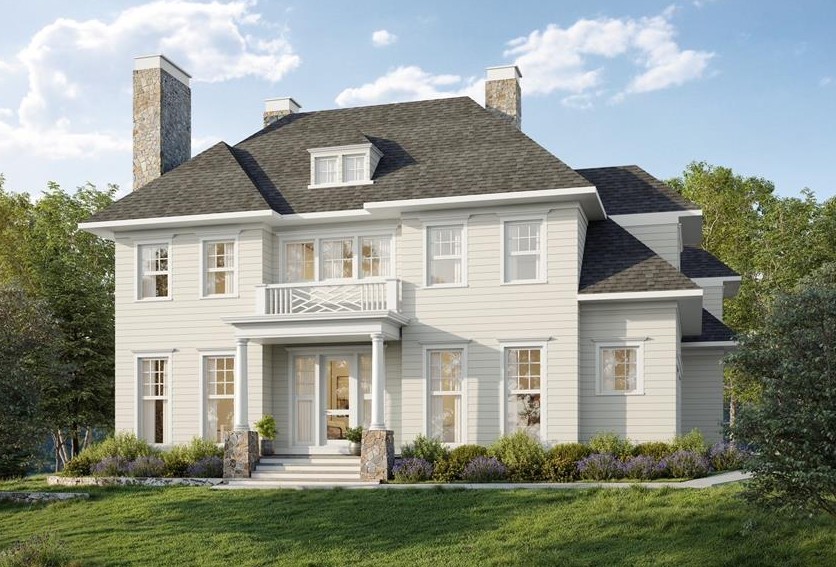 17 Highland Way — Colonial new construction in Scarsdale Fox Meadow