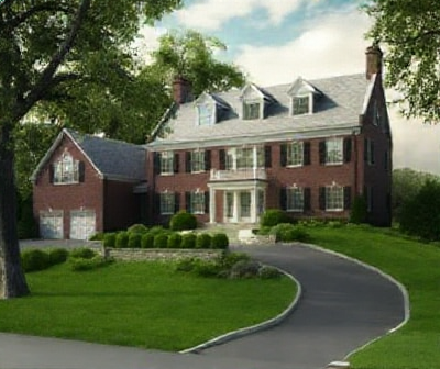 51 Penn Boulevard — Renovated Georgian brick Colonial in Scarsdale